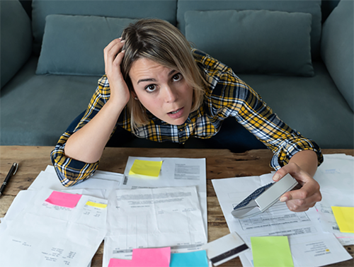 Woman Struggling to Manage Shared Expenses of the Children